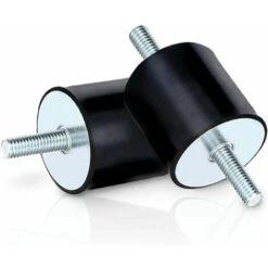 Silent Bloc M8, 4pcs Plot Anti Vibration Silenbloc Caoutchouc, Double Extrémités Vis Absorbeur Anti Vibration Pour Bateau Voiture Amortisseur Silencieux -Versailles(M8 X 20, 30 X 30) -Atlantic Magasin 76188529 3