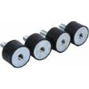 4x M8 Supports En Caoutchouc Amortisseurs Anti-Vibration Silentblock Bobbins(VD3020 M823)