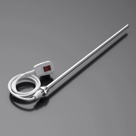 Sogood Résistance Pour Radiateur Blanc Élément Chauffant Pour Sèche-Serviette De Salle De Bain 600W Avec Interrupteur 1 Sogood Résistance Pour Radiateur Blanc Élément Chauffant Pour Sèche-Serviette De Salle De Bain 600W Avec Interrupteur