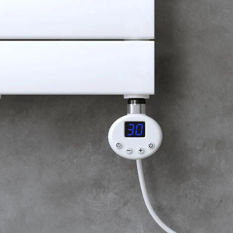 Sogood Résistance Pour Radiateur Blanc Élément Chauffant Pour Sèche-Serviette De Salle De Bain 1000W Avec Contrôleur De Température 2 Sogood Résistance Pour Radiateur Blanc Élément Chauffant Pour Sèche-Serviette De Salle De Bain 1000W Avec Contrôleur De Température – Image 2