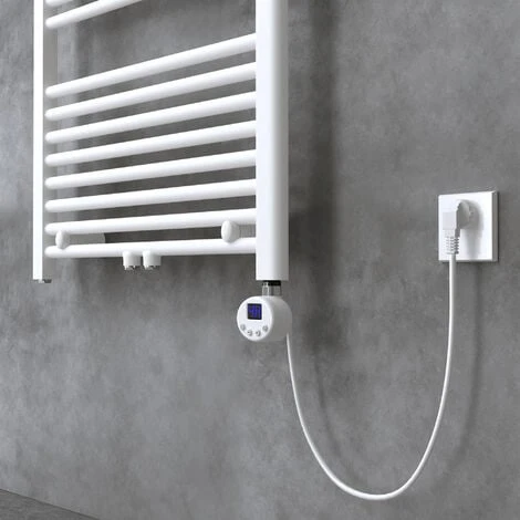 Sogood Résistance Pour Radiateur Blanc Élément Chauffant Pour Sèche-Serviette De Salle De Bain 1000W Avec Contrôleur De Température 3 Sogood Résistance Pour Radiateur Blanc Élément Chauffant Pour Sèche-Serviette De Salle De Bain 1000W Avec Contrôleur De Température – Image 3