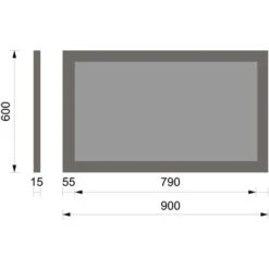 Habillage De Radiateur - Cache Radiateur Chauffage Ventilation - Grand Choix: M - 600 X 900mm, Circo -Atlantic Magasin 77186693 3