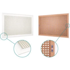Habillage De Radiateur - Cache Radiateur Chauffage Ventilation - Grand Choix: M - 600 X 900mm, Circo -Atlantic Magasin 77186693 5