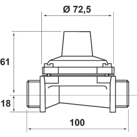 Anti-bélier à Membrane - M 20x27 - Desbordes 2 Anti-bélier à Membrane - M 20x27 - Desbordes – Image 2