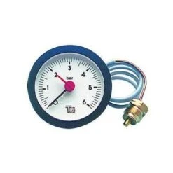 Manomètre Rond Avec Capillaire D57 4Bar