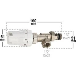 Robinet De Radiateur Thermostatique Inversé 15x21. NOYON & THIEBAULT 7 Robinet De Radiateur Thermostatique Inversé 15x21. NOYON & THIEBAULT -Atlantic Magasin 7848972 4