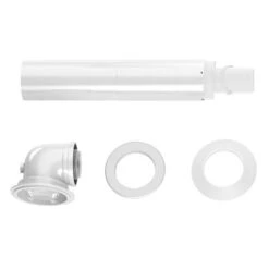 Terminal Ventouse Horizontal Pour Chaudière Condensation 60/100 AZB1348 - ELM LEBLANC - 7738113485