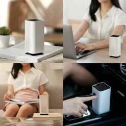 Mini Purificateur D'Air, Silencieux, UV-C, Ioniseur Lumière Ambiante, Assainisseur, USB 8 Mini Purificateur D'Air, Silencieux, UV-C, Ioniseur Lumière Ambiante, Assainisseur, USB -Atlantic Magasin 78939498 4