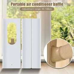 Adaptateur De Plaque De Kit De Fentre Raccords De Tuyau Dchappement De Climatiseur Mobile -Atlantic Magasin 78950468 5