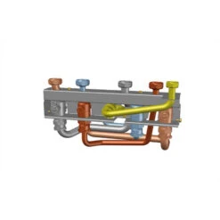 Cadre écarteur Pour Tubulures 70 Mm Prémonté Pour Tube Kit Tubulure Express - SAUNIER DUVAL - 0010025506 -Atlantic Magasin 78961892 3