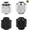 Raccord De Tube De Refroidissement, 4 Pcs Raccord De Compression De Refroidissement Par Eau Raccord De Tube Fileté G1/4 àpour Système De Refroidissement Par Eau De PC
