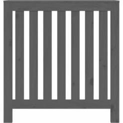Cache-radiateur Gris 79,5x19x84 Cm Bois Massif De Pin VidaXL -Atlantic Magasin 80309965 5