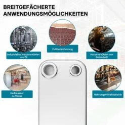 Hrale Échangeur De Chaleur Thermique Inox 30 Plaques Max. 125 KW Eau Solaire -Atlantic Magasin 808207 5