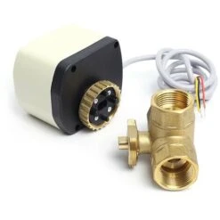 Vanne 3 Voies Motorisée Motovanne Électrovanne De Zone à Bille Chauffage DN20 26.9 Mm (3/4) 220VAC 9 Vanne 3 Voies Motorisée Motovanne Électrovanne De Zone à Bille Chauffage DN20 26.9 Mm (3/4) 220VAC -Atlantic Magasin 808217 5