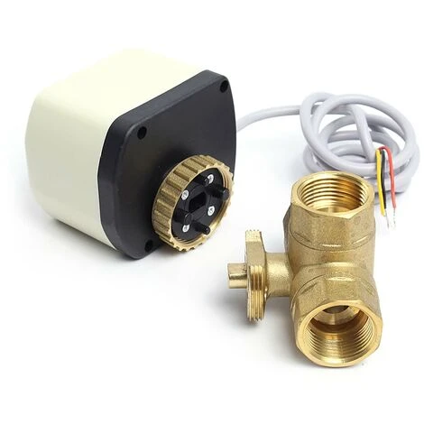 Vanne 3 Voies Motorisée Motovanne Électrovanne De Zone à Bille Chauffage DN20 26.9 Mm (3/4) 220VAC 5 Vanne 3 Voies Motorisée Motovanne Électrovanne De Zone à Bille Chauffage DN20 26.9 Mm (3/4) 220VAC – Image 5