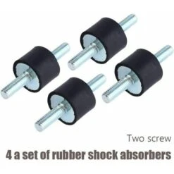 4pcs M6 Supports D'Isolation En Caoutchouc Anti-vibrations Montage D'Isolateur Amortisseur De Pompe à Compresseur D'Air Avec Vis 20 X 15 -Atlantic Magasin 80884151 3