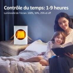 Meykoers Chauffage électrique Soufflant 750-1500W Petit Ménage Chauffage Soufflant Blanc PTC Chaleur Chauffage Silencieux 7 Meykoers Chauffage électrique Soufflant 750-1500W Petit Ménage Chauffage Soufflant Blanc PTC Chaleur Chauffage Silencieux -Atlantic Magasin 80894755 3