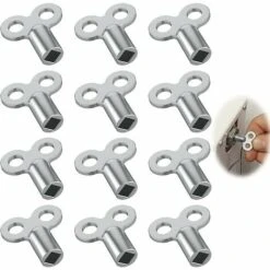 12 Pièces Radiateur Purge Clés Purgeur D'eau Pour Chauffage Vidange Universel Radiateur Cadeau