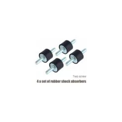 4pcs M6 Supports D'Isolation En Caoutchouc Anti-vibrations Montage D'Isolateur Amortisseur De Pompe à Compresseur D'Air Avec Vis 20 X 15 6 4pcs M6 Supports D'Isolation En Caoutchouc Anti-vibrations Montage D'Isolateur Amortisseur De Pompe à Compresseur D'Air Avec Vis 20 X 15 -Atlantic Magasin 81067773 3