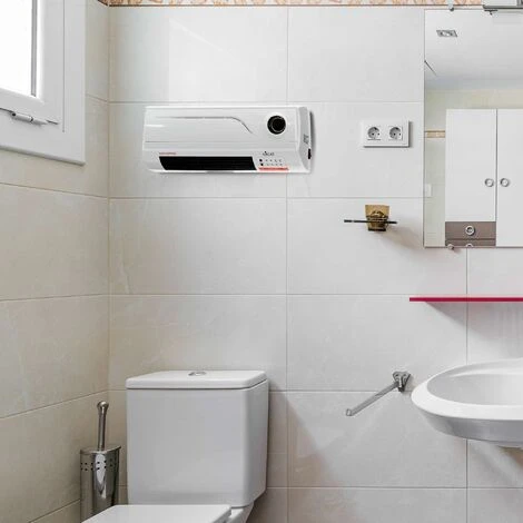 Chauffage Céramique Mural Basse Consommation Niklas Split PTC 2000 W 51x12x22cm 3 Niveaux De Puissance, Minuteur Et Télécommande 2 Chauffage Céramique Mural Basse Consommation Niklas Split PTC 2000 W 51x12x22cm 3 Niveaux De Puissance, Minuteur Et Télécommande – Image 2