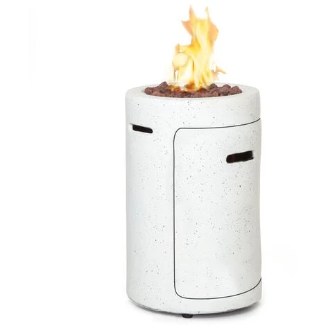 Braséro à Gaz - Blumfeldt Crete 13 kw Gaz Liquide Acier Inoxydable - Blanc 1 Braséro à Gaz - Blumfeldt Crete 13 kw Gaz Liquide Acier Inoxydable - Blanc