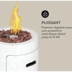 Braséro à Gaz - Blumfeldt Crete 13 kw Gaz Liquide Acier Inoxydable - Blanc 7 Braséro à Gaz - Blumfeldt Crete 13 kw Gaz Liquide Acier Inoxydable - Blanc -Atlantic Magasin 81978030 3