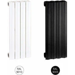 Radiateur Fonte Rideau - Hauteur 690mm - Longueur 60mm - 135.2 Watt - Epaisseur 164mm - Contenance 1.2L - E569/1 -Atlantic Magasin 8246788 5
