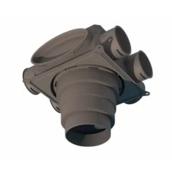 Cdp 6X75 Caisson De Distribution Plat 6 Piquages Pour Reseaux Clip & Go ATLANTIC 464063