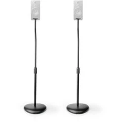 NEDIS Support Pour Haut Parleur Réglable En Hauteur Universel Gestion Des Câbles