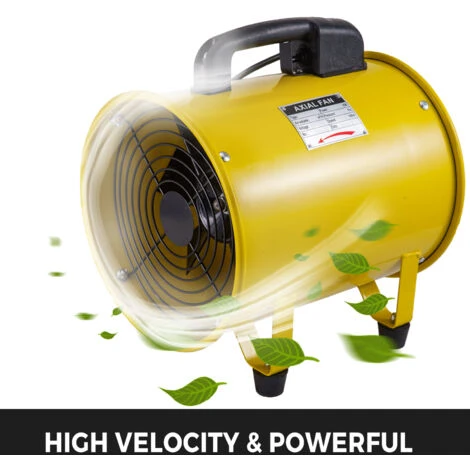 VEVOR Ventilateur De Cylindre Diametre Du Ventilateu, Ventilateur Industriel, Extracteur De Conduit Aerateur DeAir Debit DeAir (10 In / 320 W / Tuyau 10 M) 4 VEVOR Ventilateur De Cylindre Diametre Du Ventilateu, Ventilateur Industriel, Extracteur De Conduit Aerateur DeAir Debit DeAir (10 In / 320 W / Tuyau 10 M) – Image 4