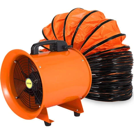 VEVOR Ventilateur De Cylindre Diametre Du Ventilateur 300 Mm, Ventilateur Industriel 520 W Tuyau 10 M, Extracteur De Conduit Aerateur DeAir Debit DeAir 3900 M3/h, Extracteur DeAir Vitesse 2800 Tr/min 1 VEVOR Ventilateur De Cylindre Diametre Du Ventilateur 300 Mm, Ventilateur Industriel 520 W Tuyau 10 M, Extracteur De Conduit Aerateur DeAir Debit DeAir 3900 M3/h, Extracteur DeAir Vitesse 2800 Tr/min