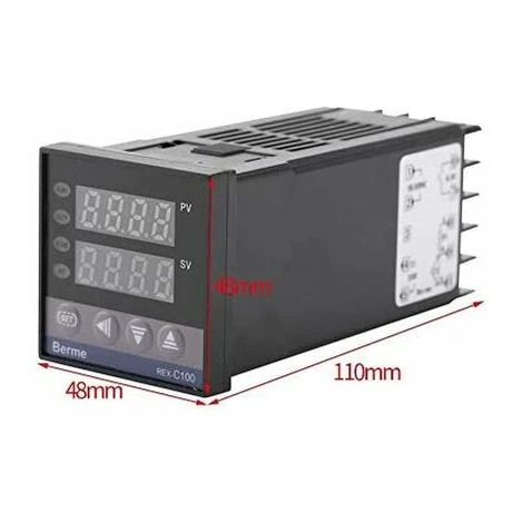 REX-C100 AC110V-240V 0℃ - 1300℃ Thermostat Numérique LED Régulateur De Température Numérique Avec Alarme 3 REX-C100 AC110V-240V 0℃ - 1300℃ Thermostat Numérique LED Régulateur De Température Numérique Avec Alarme – Image 3