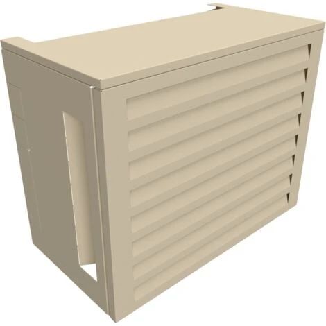 Cache Clim Et Pompe à Chaleur Acoustique ATOLE En Aluminium Thermolaqué - Taille 1 - Crème 1 Cache Clim Et Pompe à Chaleur Acoustique ATOLE En Aluminium Thermolaqué - Taille 1 - Crème