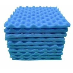 10 Pices Panneau De Mousse Acoustique Arrt Sonore Ponge Dabsorption Studio KTV Insonoris Bleu