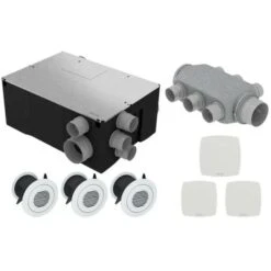 SAUTER VMC Double Flux Haut Rendement Gorner Kit - Caisson Combles