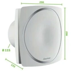 SAUTER Ventilation Permanente Individuelle Salle De Bain Antibuée Zému Smart 8 SAUTER Ventilation Permanente Individuelle Salle De Bain Antibuée Zému Smart -Atlantic Magasin 86494388 4