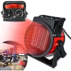 AUFUN Chauffage En Céramique 2000W, 3 Modes