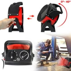 AUFUN Chauffage En Céramique 2000W, 3 Modes 7 AUFUN Chauffage En Céramique 2000W, 3 Modes -Atlantic Magasin 87110110 3