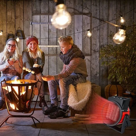 AUFUN Chauffage En Céramique 2000W, 3 Modes 4 AUFUN Chauffage En Céramique 2000W, 3 Modes – Image 4