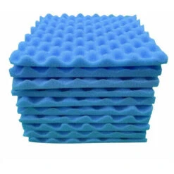 10 Pièces Panneau De Mousse Acoustique Arrêt Sonore éponge D'absorption Studio KTV Insonorisé Bleu - Bleu