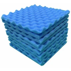 10 Pièces Panneau De Mousse Acoustique Arrêt Sonore éponge D'absorption Studio KTV Insonorisé Bleu - Bleu -Atlantic Magasin 87863353 3