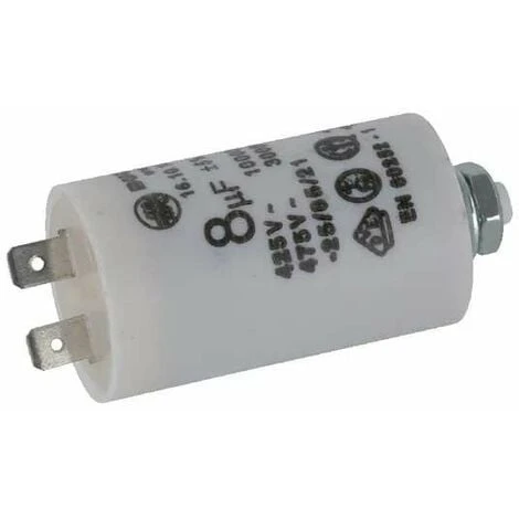 Condensateur De Démarrage Universel 8µF 450V Ø30mm Longueur 55mm Fixation M8 2 Cosses Permanent Moteur Appareils Electriques Ménagers Pompe Volet Roulant Connecteur 1 Condensateur De Démarrage Universel 8µF 450V Ø30mm Longueur 55mm Fixation M8 2 Cosses Permanent Moteur Appareils Electriques Ménagers Pompe Volet Roulant Connecteur