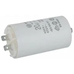 Condensateur De Démarrage Universel 20µF 450V Ø40mm Longueur 72mm Fixation M8 2 Cosses Permanent Moteur Appareils Electriques Ménagers Pompe Volet Roulant Connecteur