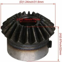 4 X Module 1.5 Argent 10mm Trou 20T 45 Acier Côneed Roue à Engrenages -Atlantic Magasin 88369635 3