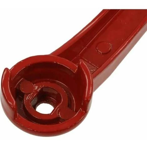 Poignée Levier De Rechange Pour Vanne à Bille En Aluminium Rouge Robinet Tuyauterie Plomberie Outils, 1 3 Poignée Levier De Rechange Pour Vanne à Bille En Aluminium Rouge Robinet Tuyauterie Plomberie Outils, 1 – Image 3
