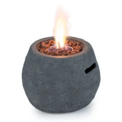 Chauffage à Gaz - Blumfeldt Andros - 40.000btu/13kw Couvercle Brûleur En Acier Inoxydable - Gris