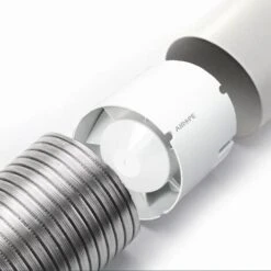 AIROPE-INLINE-100 Mm Extracteur D'air Silencieux,107 M3/h,14 W,Conduit En Ligne,Axial De La Gain,Économe En énergie,Pour Le Bain,WC,toilette,tente,serre,cuisine,bureau,garage,Garantie 5 ANS -Atlantic Magasin 88768717 4