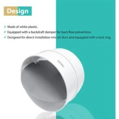 AIROPE- Raccord & Connecteur De Ø 100 Mm Avec Clapet Anti-Retour Pour Tuyau De Ventilation Conduit Rond Et Extracteur Système, Permet D'empêcher Le Retour De Fluide En Circulation.Garantie 5 ANS. 7 AIROPE- Raccord & Connecteur De Ø 100 Mm Avec Clapet Anti-Retour Pour Tuyau De Ventilation Conduit Rond Et Extracteur Système, Permet D'empêcher Le Retour De Fluide En Circulation.Garantie 5 ANS. -Atlantic Magasin 88768723 3