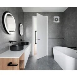 AIROPE-SILENTA-125 Mm Ventilateur, VMC,Extracteur D'air Avec Clapet Anti-retour + Moustiquaire Intégré,9.1 W,dB(A) 31,VMC Pour Salle De Bain,cuisine,bureau,WC,silencieux,Garantie 5 ANS -Atlantic Magasin 88768730 5