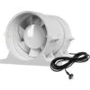 AIROPE-PRO-125 Mm Extracteur Ventilateur D'Air,Conduit En Ligne, Économe En Énergie, Pour Salle De Bain,WC,Toilette,Tente,Serre,Cuisine, Garage,Refroidissement, D'évacuation,Booster,Garantie 5 ANS